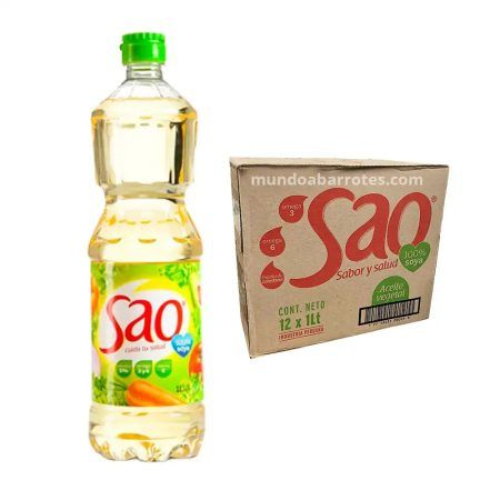 Aceite SAO 12 botellas 1 litro