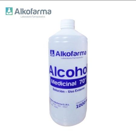 Compra Alcohol Liquido Medicinal 70° Alkofarma 1 Litro Alkofarma en Grillo Market Cajamarca