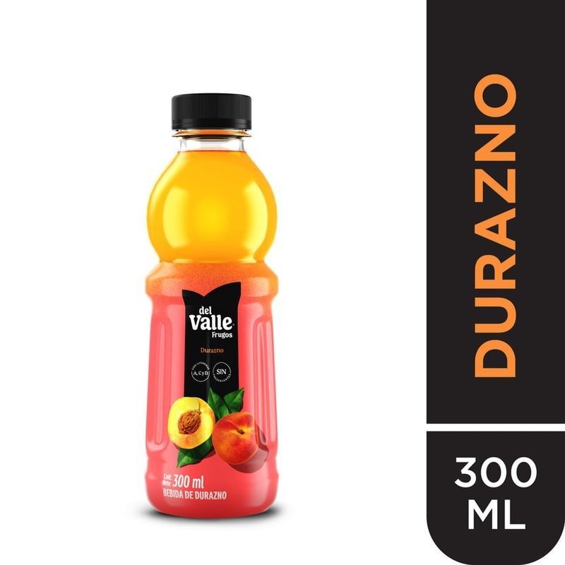 Bebida de Durazno Frugos del Valle Botella 300ml Bebida de Durazno Frugos del Valle Botella 300ml
