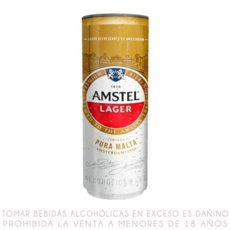 Cerveza Amstel Lata 355ml