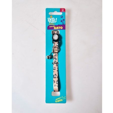 Collar Gato M+Design Poliéster Animal Print