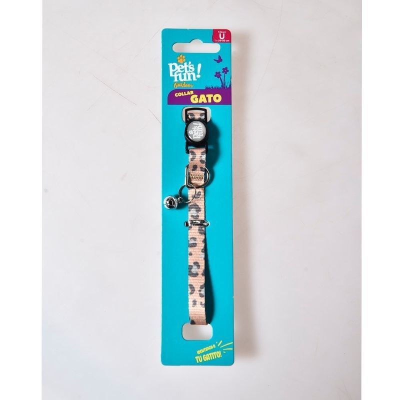 Collar Gato M+Design Poliéster Animal Print Collar Gato M+Design Poliéster Animal Print