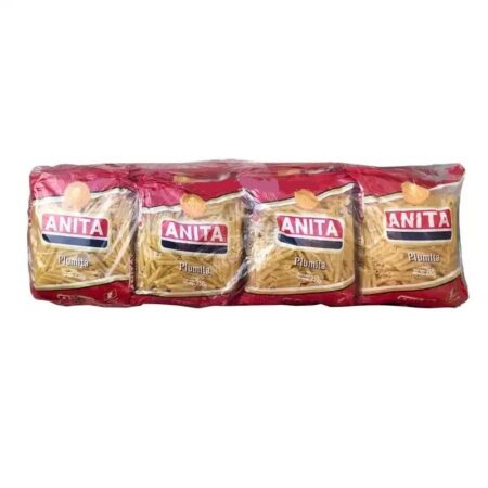 Fideos Anita Rojo Plumita 20 unidades 250g