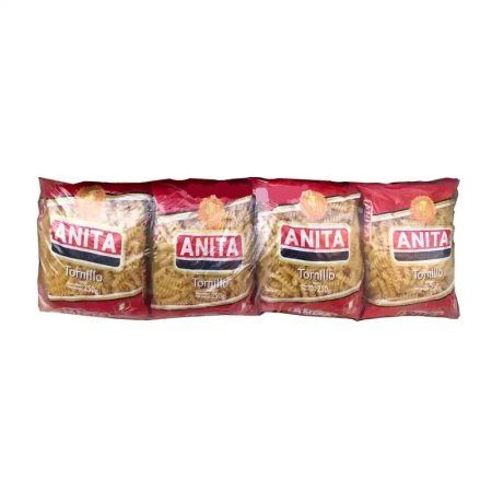 Fideos Anita Rojo Tornillo 20 unidades 250g