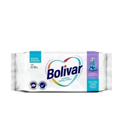 Compra Jabon Bolivar Cuidado Bebes Bolsa 190g en Grillo Market Cajamarca