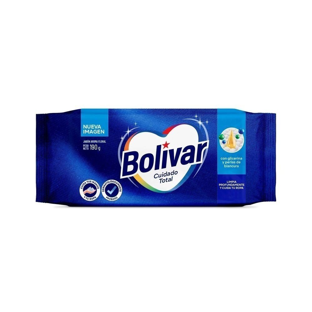 Jabón BOLIVAR Floral Glicerina y Perlas de Blancura Bolsa 190g Compra Jabon Bolivar Floral Glicerina Y Perlas De Blancura Bolsa 190g en Grillo Market Cajamarca