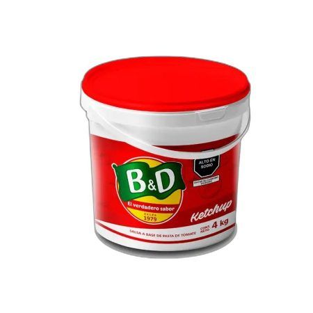 Ketchup “B&D” balde 4kg