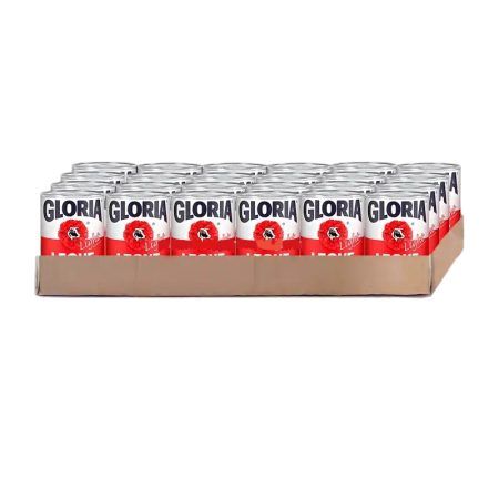 Leche Gloria evaporada Light roja 24 unidades 395g