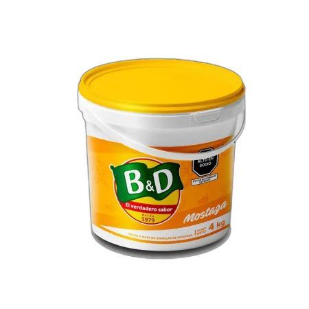 Mostaza “B&D” balde 4kg