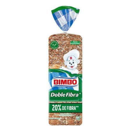 Pan de Molde Bimbo Doble Fibra 510g