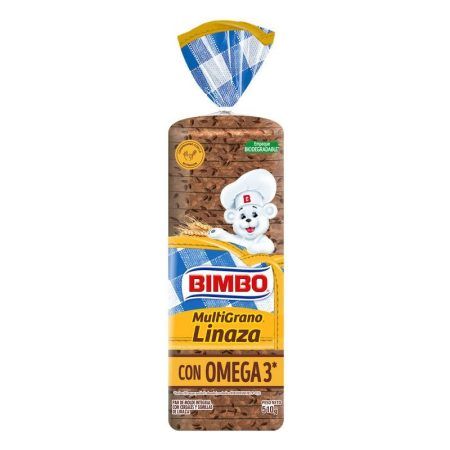 Pan de Molde Bimbo Multigrano Linaza 510g