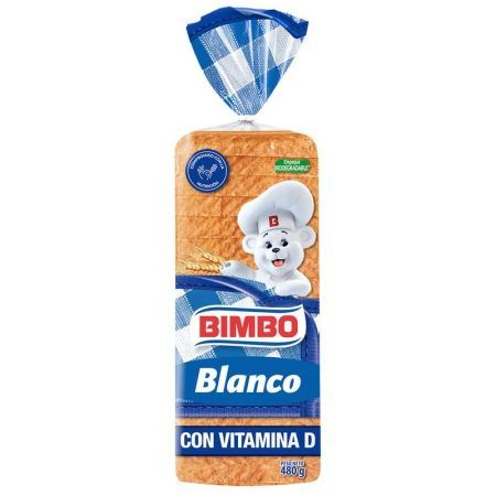 Pan de Molde Blanco Bimbo 480g
