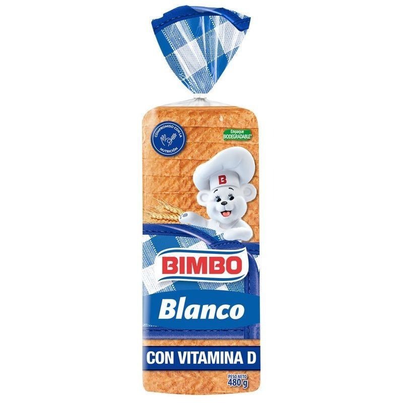 Pan de Molde Blanco Bimbo 480g Pan de Molde Blanco Bimbo 480g