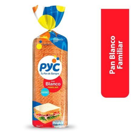 Pan de Molde Blanco PYC 480g