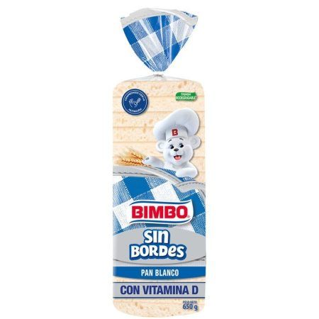 Pan de Molde Blanco Sin Corteza Bimbo 650g