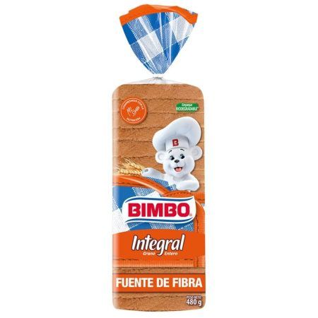 Pan de Molde Integral Bimbo 480g