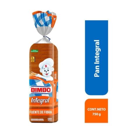 Pan de Molde Integral Bimbo Bolsa 750 g