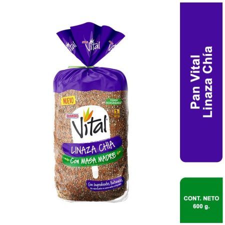Pan de Molde Multicereal Bimbo Vital Bolsa 600 g