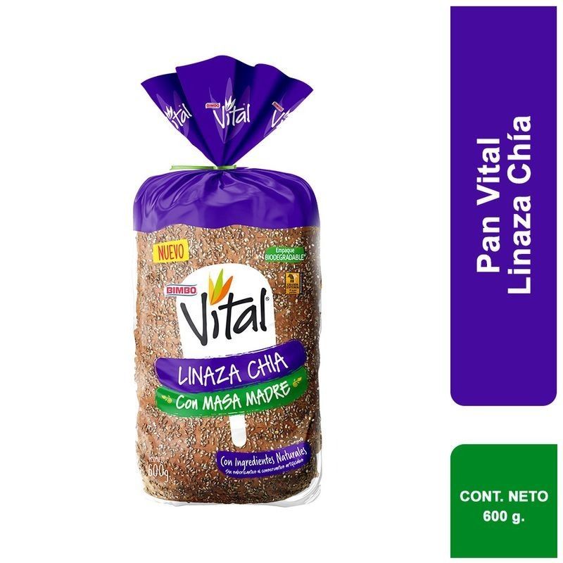 Pan de Molde Multicereal Bimbo Vital Bolsa 600 g Pan de Molde Multicereal Bimbo Vital Bolsa 600 g
