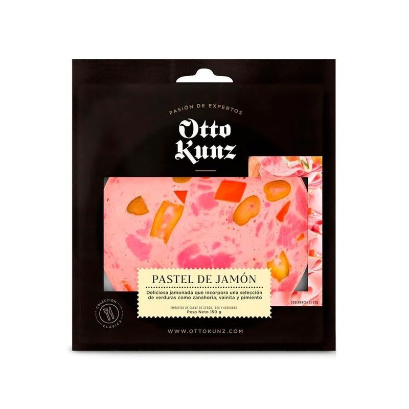 Pastel de Jamón Otto Kunz Paquete 150 g Pastel de Jamón Otto Kunz Paquete 150 g