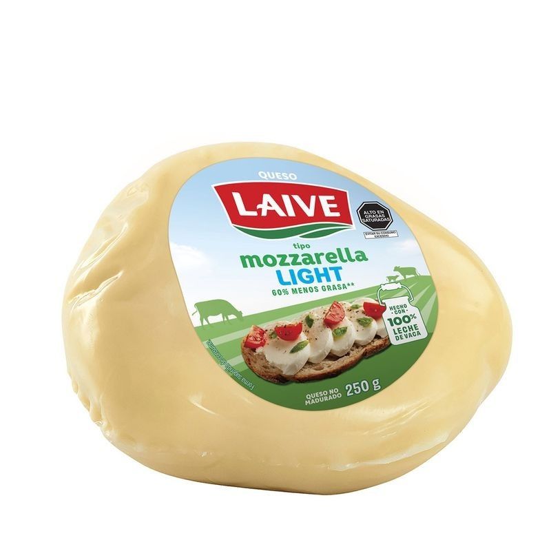 Queso Mozzarella Laive Light 250g Queso Mozzarella Laive Light 250g