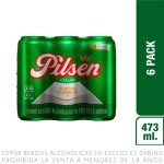 Sixpack Cerveza Pilsen Callao Lata 473ml