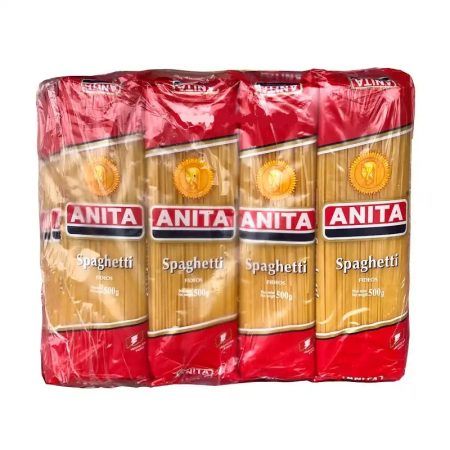 Spaghetti Anita rojo 20 unidades 450g