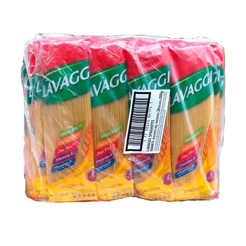 Spaghetti Lavaggi 20 unidades 450g Spaghetti Lavaggi 20 unidades 450g