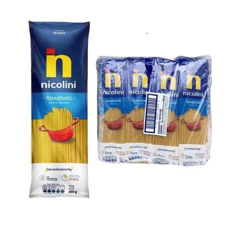 Spaghetti Nicolini 20 unidades 450g