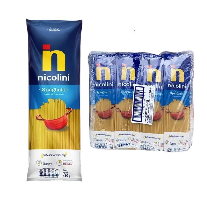 Spaghetti Nicolini 20 unidades 450g Spaghetti Nicolini 20 unidades 450g