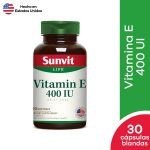 Sunvit Vitamin E 400 IU Cápsula Blanda 30