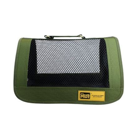 Transportador Claws Paws de Tela Talla 2 Verde