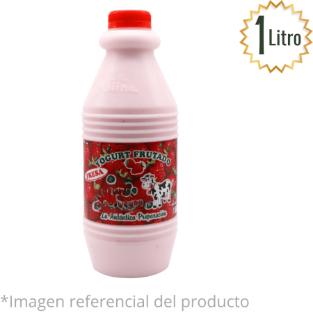 Yogurt Cajamarquino sabor Fresa x 1L