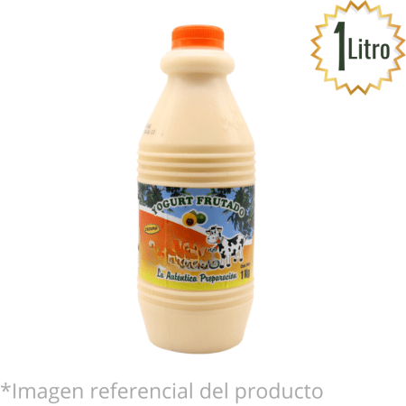 Yogurt Cajamarquino sabor Lúcuma 1 Litro