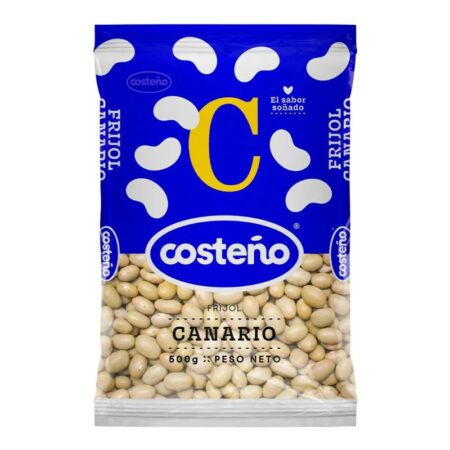 Compra Frijol Canario Menestra Costeño Bolsa 500 G en Grillo Market Cajamarca