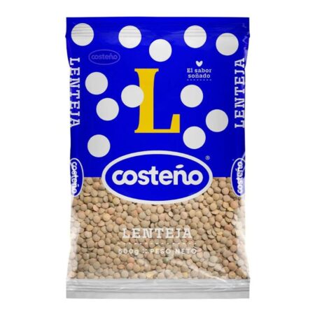 Compra Lenteja Menestra Costeño Bolsa 500 G en Grillo Market Cajamarca