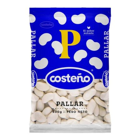 Compra Pallar Menestra Costeño Bolsa 500 G en Grillo Market Cajamarca